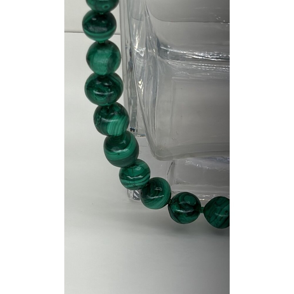 Malachite Beaded Necklace - Picture 12 of 16